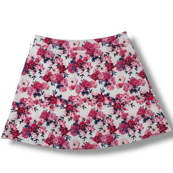 G/Fore Photo Floral Silky Tech Nylon Skort Women's Size Small - Picture 6 of 9